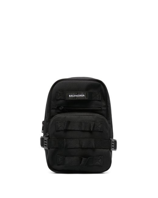 Balenciaga Army Sling Backpack in Black for Men | Lyst