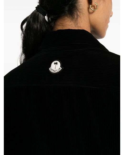 Moncler Genius Black X Palm Angels Corduroy Shirt Jacket