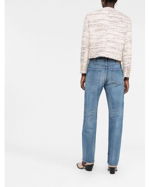Céline Blue Straight-leg Jeans