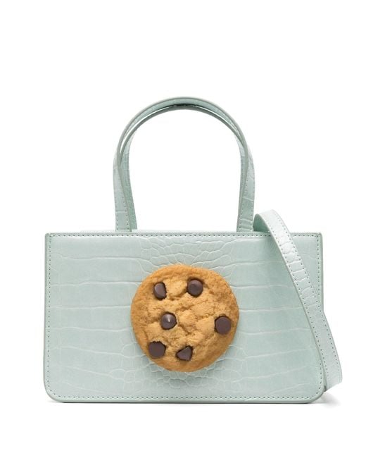 Puppets and Puppets Blue Cookie Small Tote Bag