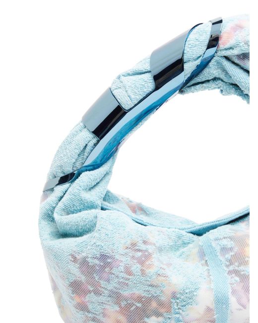 DIESEL Blue Grab-d Hobo S Tote Bag - Women's - Polyamide/cotton