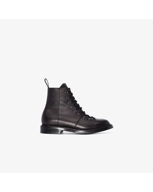 Grenson Black Brady Leather Ankle Boots for Men | Lyst