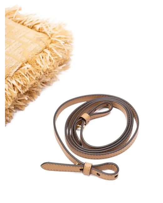 Fendi Natural Baguette Clutch Bag