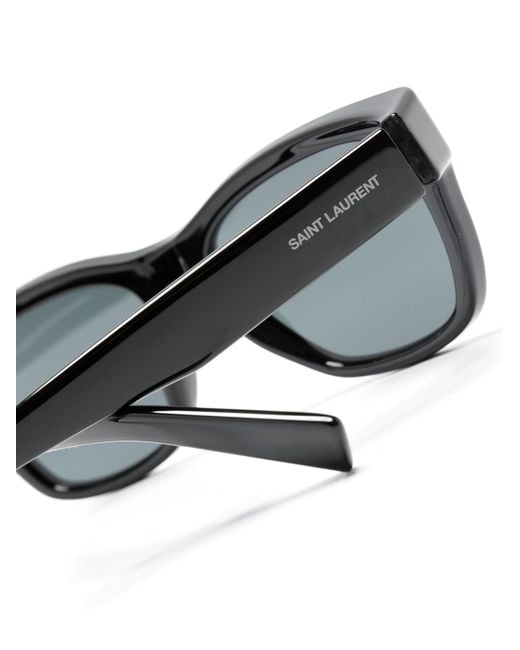 Saint Laurent Black D-frame Sunglasses - Men's - Acetate for men