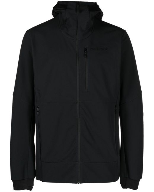 Norrona Black Lofoten Hiloflex200 Hooded Jacket for men