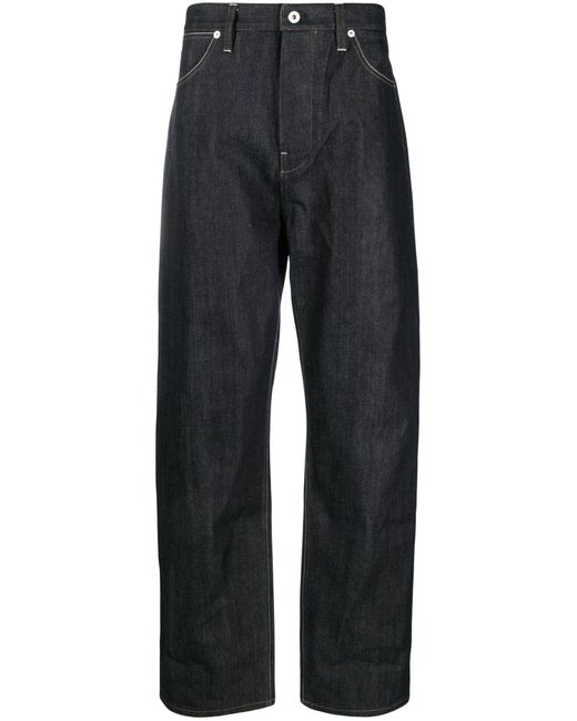 Jil Sander Blue Loose-Cut Five-Pocket Jeans for men