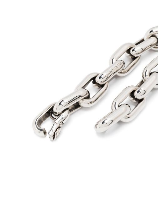 Alexander McQueen Metallic -tone Polished Chain-link Bracelet