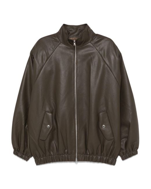 Frankie Shop Brown Senta Bomber Jacket