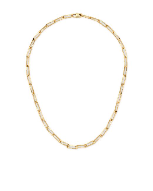 Gucci Multicolor 18k Yellow Gold Link To Link Necklace