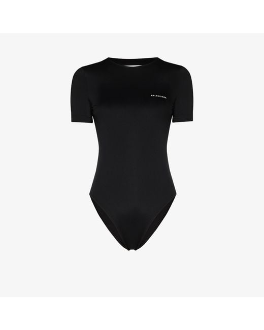 Balenciaga Black Open Back Swimsuit