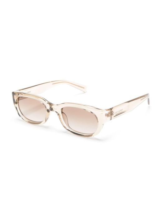 Saint Laurent Natural Sl 642 Rectangle-frame Sunglasses