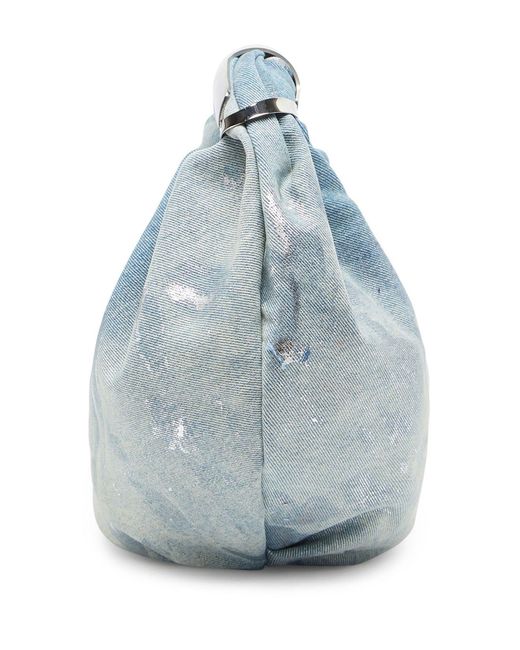 DIESEL Blue Grad-d Denim Shoulder Bag