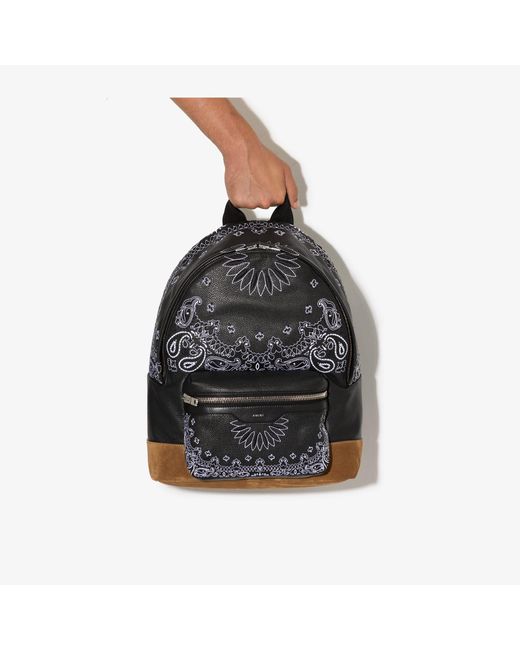 bandana print backpack