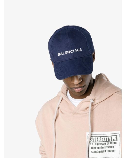 Balenciaga cap navy deals