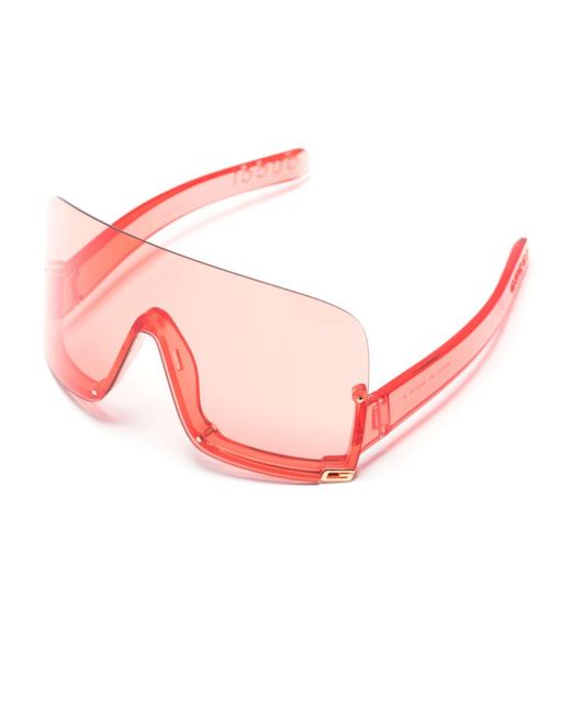 Gucci Pink Mask Oversized-frame Sunglasses