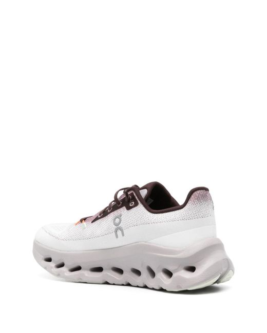 On Shoes White Cloudtilt Mesh Sneakers - Women's - Fabric/rubber/polyurethane