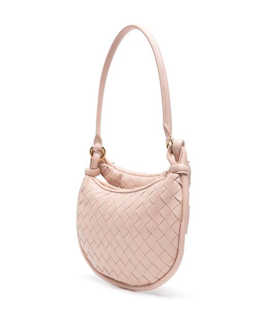 Bottega Veneta Pink Small Gemelli Shoulder Bag - Women's - Calf Leather/lambskin