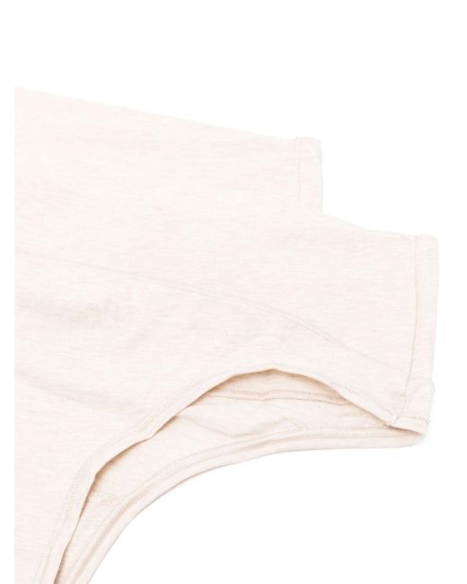 Spanx Natural Cotton Comfort Control Thong (Pack Of Two)