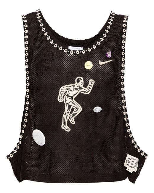Nike floral tank top sale