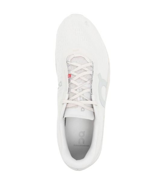 On Shoes White Neutral Cloudmonster 2 Running Sneakers for men