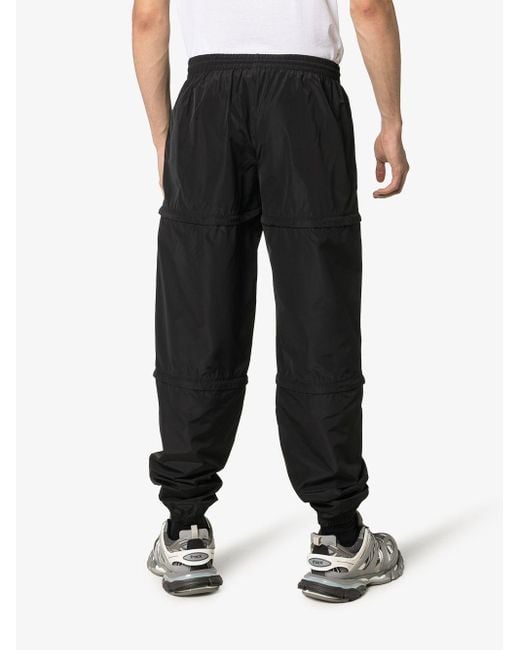 Zip off shop track pants