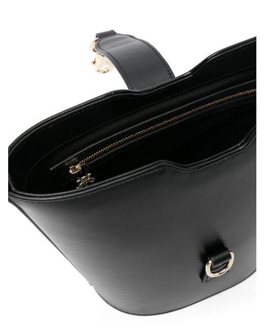 Gucci Black Mini Leather Bucket Bag - Women's - Calf Leather