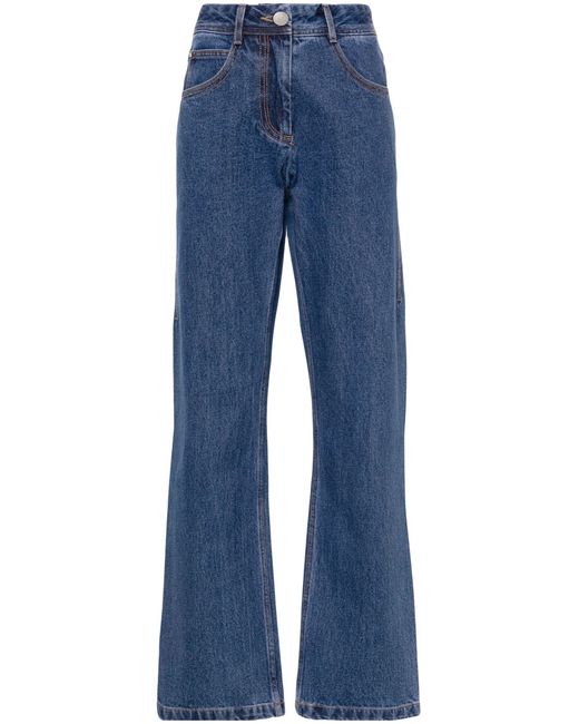 Low Classic Blue Straight-leg Jeans