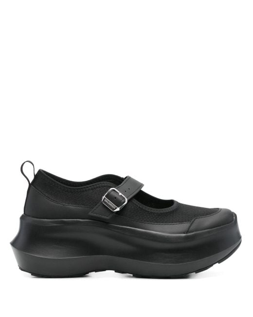 Comme des Garçons Black Panelled Sneakers