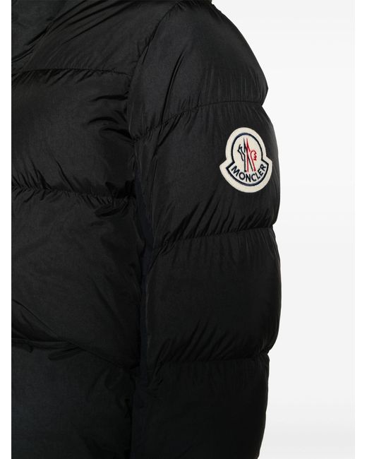 Moncler Black Alnair Hooded Quilted Jacket - Men's - Polyamide/feather Down for men