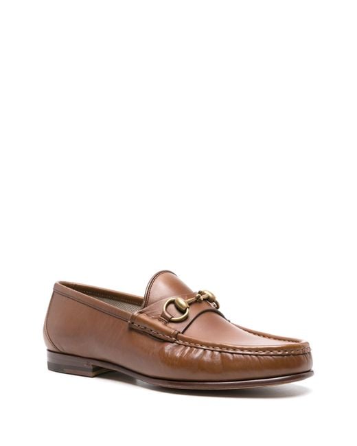 Gucci Brown 1953 Horsebit Loafers for men