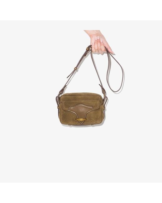 Isabel Marant Brown Wasy Suede Camera Bag in Green Lyst