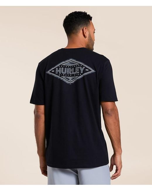 Hurley Black Simulate T-Shirt for men