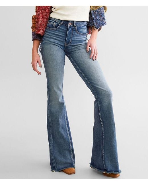 BKE Blue Billie Super Flare Stretch Jean