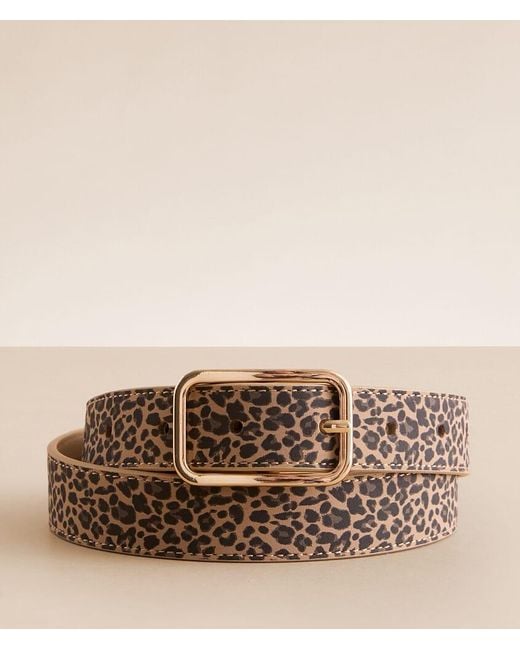 BKE Natural Cheetah Belt