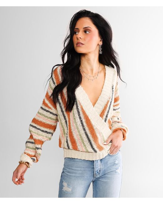 Billabong Bring It Together Sweater in Natural | Lyst