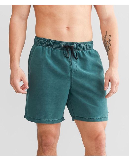 Billabong Green All Day Layback Swim Trunks for men