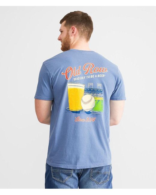 Old Row Blue Bad Day To Be A Beer T-Shirt for men