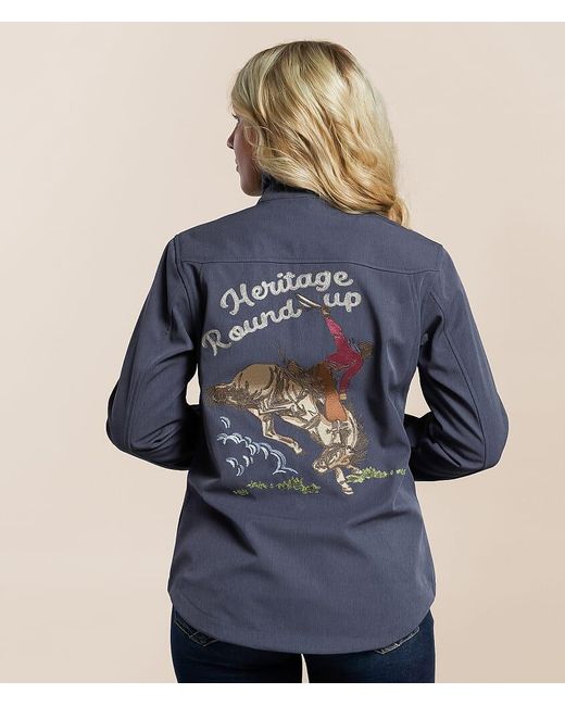 Ariat Blue New Team Softshell Jacket