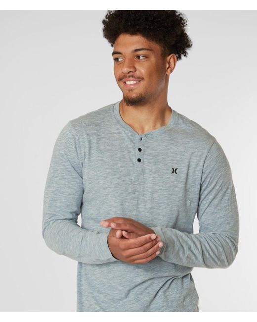 Hurley Nantucket Henley in Blue for Men 