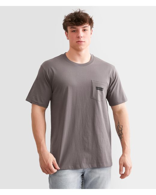 Vissla Gray Stacks T-shirt for men