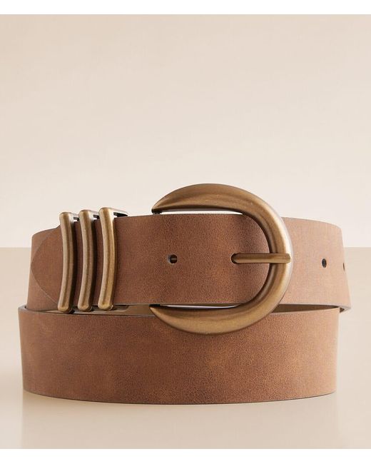 BKE Brown Distressed Basic Belt