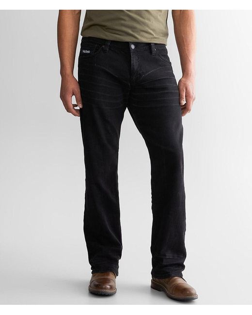 Howitzer Black Liberty Relaxed Taper Stretch Jean for men