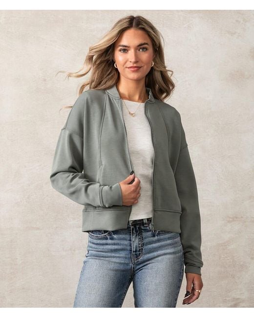 Buckle Black Gray Ava Jacket