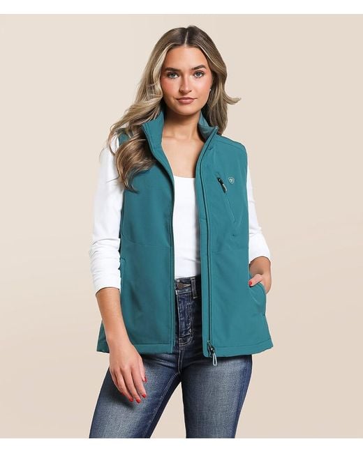 Ariat Blue Rion Performance Stretchshell Vest