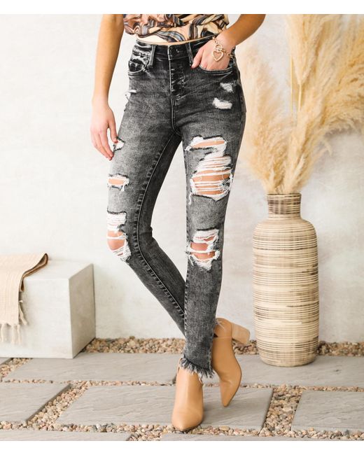 Flying Monkey High Rise Ankle Skinny 