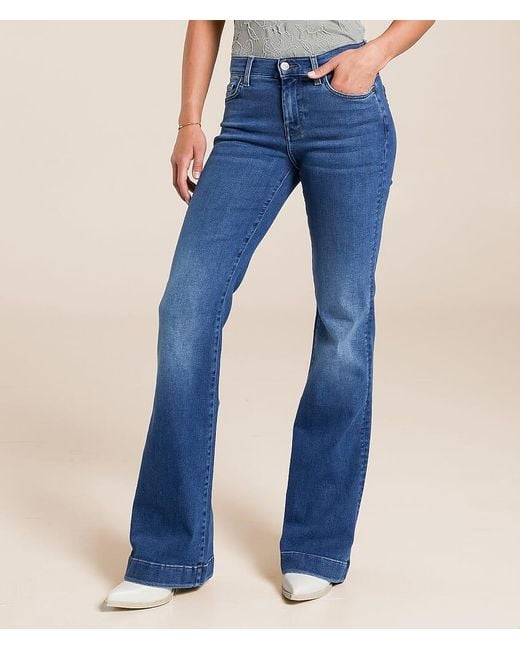 7 For All Mankind Blue Dojo Trouser Stretch Jean