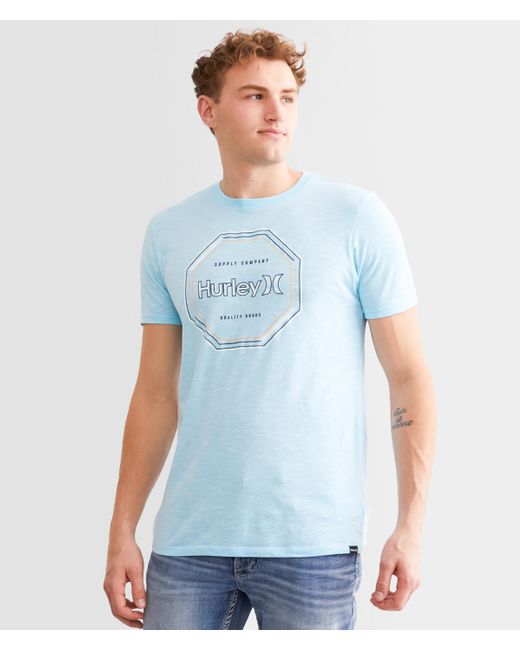 Hurley Blue Top Stop T-shirt for men