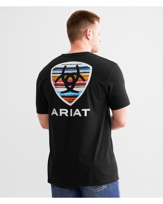 Ariat Black Sunset Shield Serape T-shirt for men
