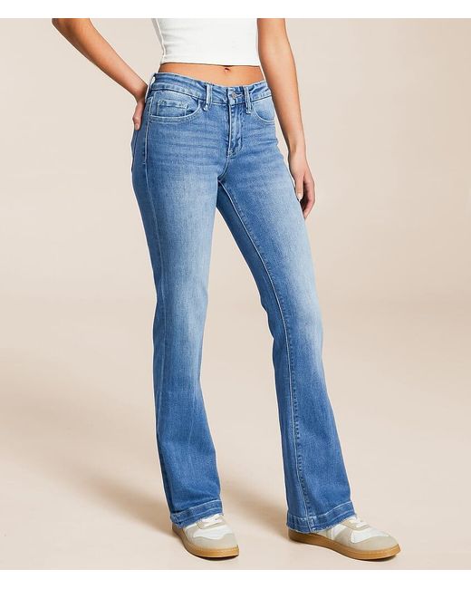 Flying Monkey Blue Mid-Rise Boot Stretch Jean