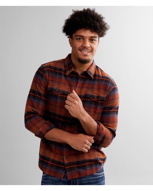 orange flannel jacket